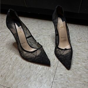 Christian Louboutin Follies Lace 100 Pumps